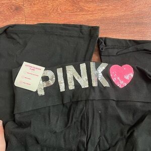 PINK Victoria's Secret Black Yoga Pants
